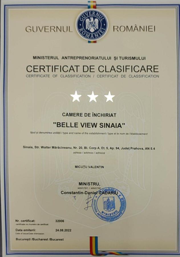 Belle View Sinaia-free Parking